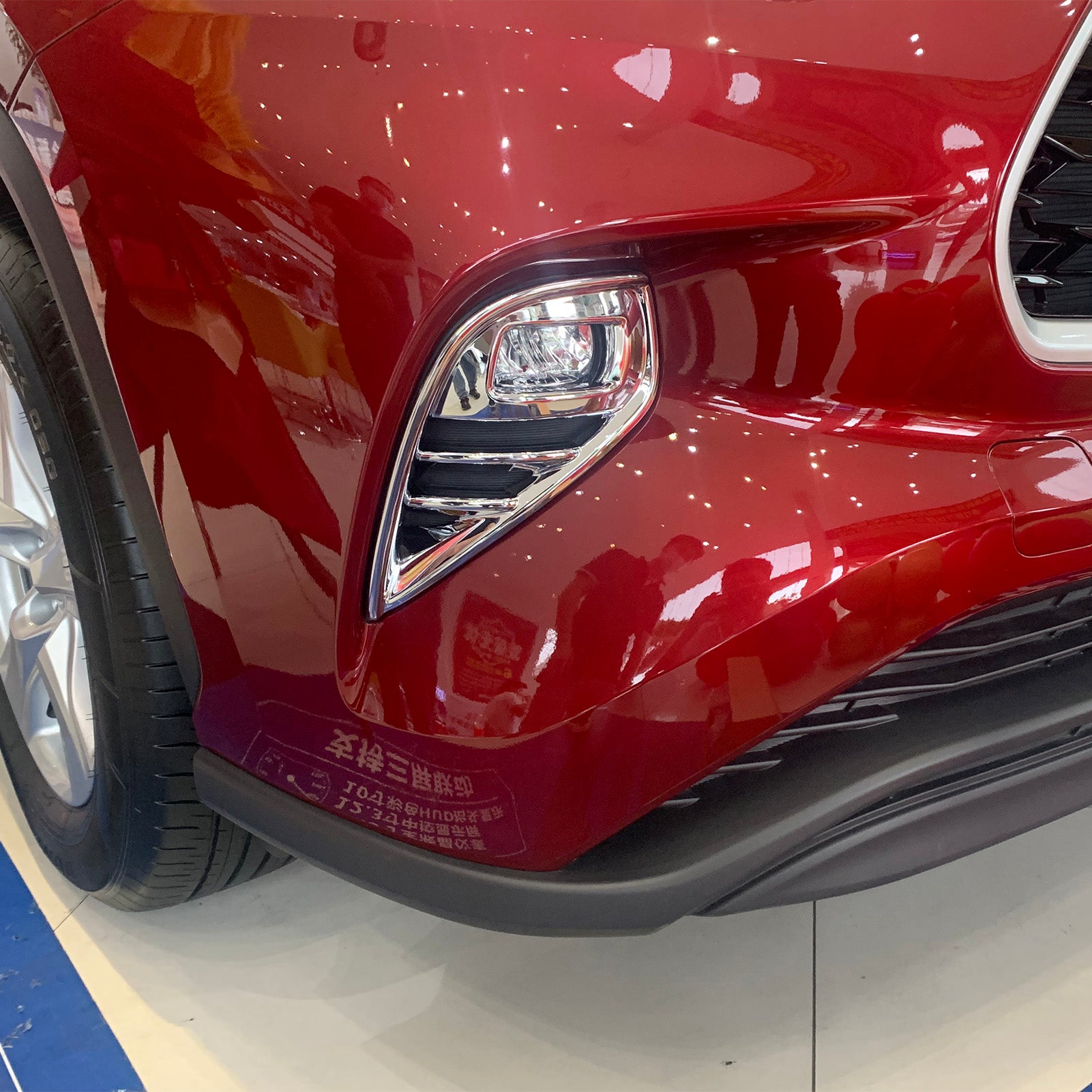 Fit For Toyota New Highlander LE XLE Limited PLATINUM 2020 2021 2022 Chrome Front Fog Light Lamp Cover Trims