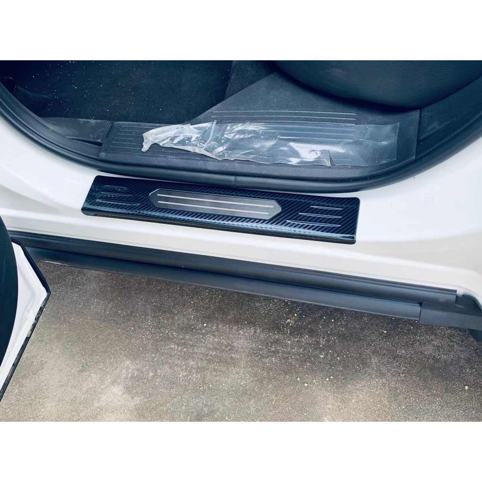 Fit for Nissan Rogue 2021 Door Sill Scuff Plate Guard Cover Trims Stainless Steel