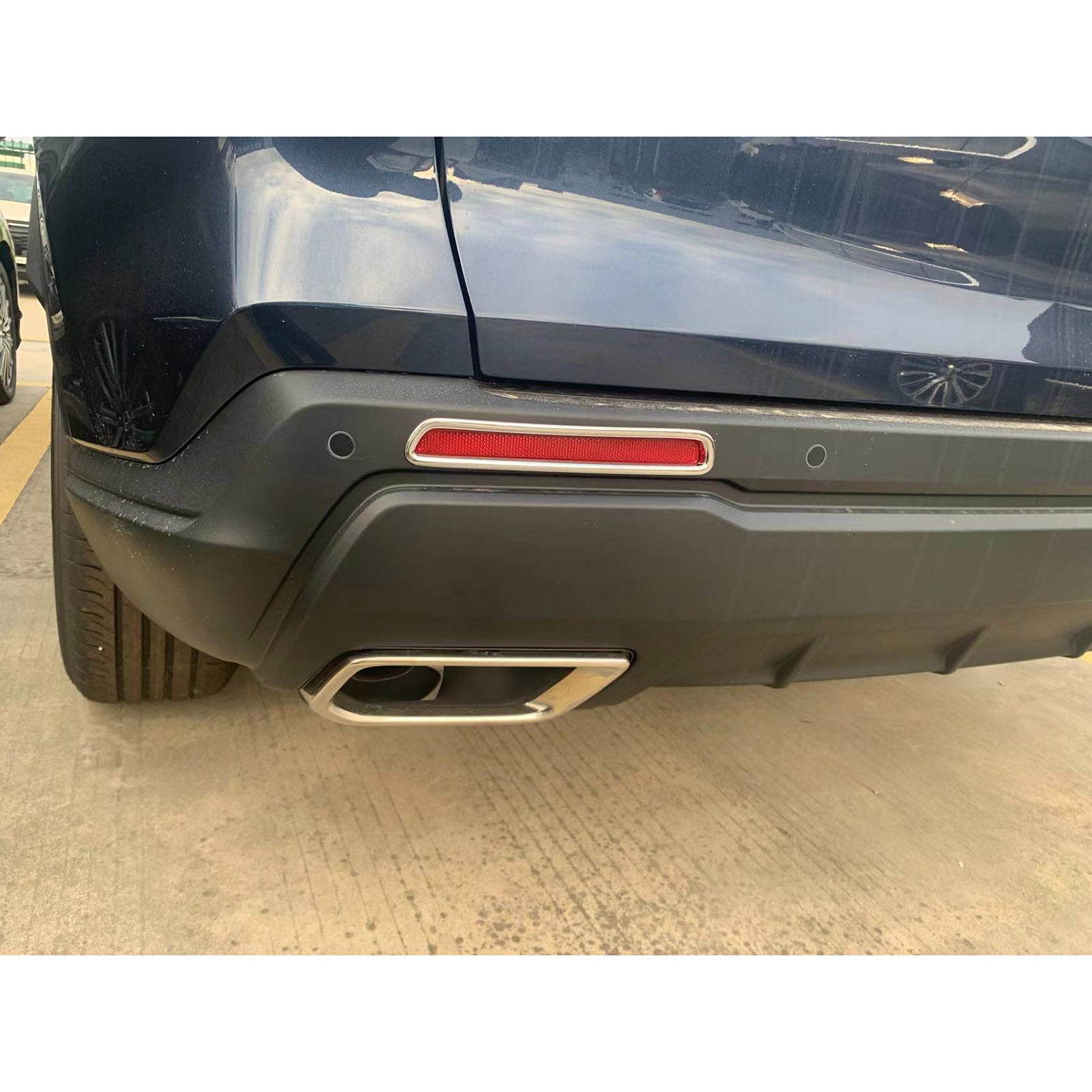 Fit For Honda 2023 New CR-V CRV Chrome Rear Fog Light Lamp Cover Trim