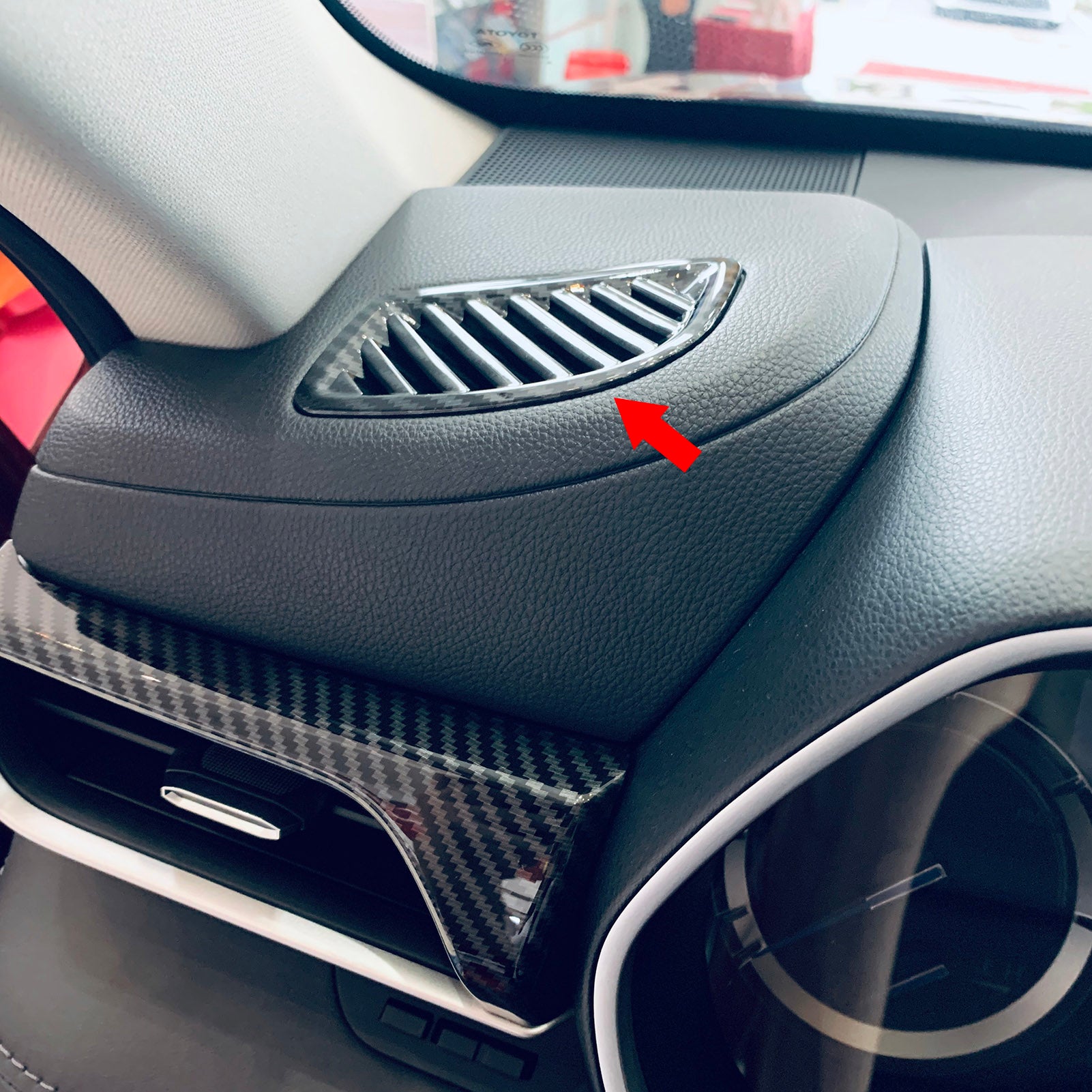 Fit for Toyota New Highlander 2020 2021 2022 Interior Front Upper Air Condition Vent Outlet Cover Trims