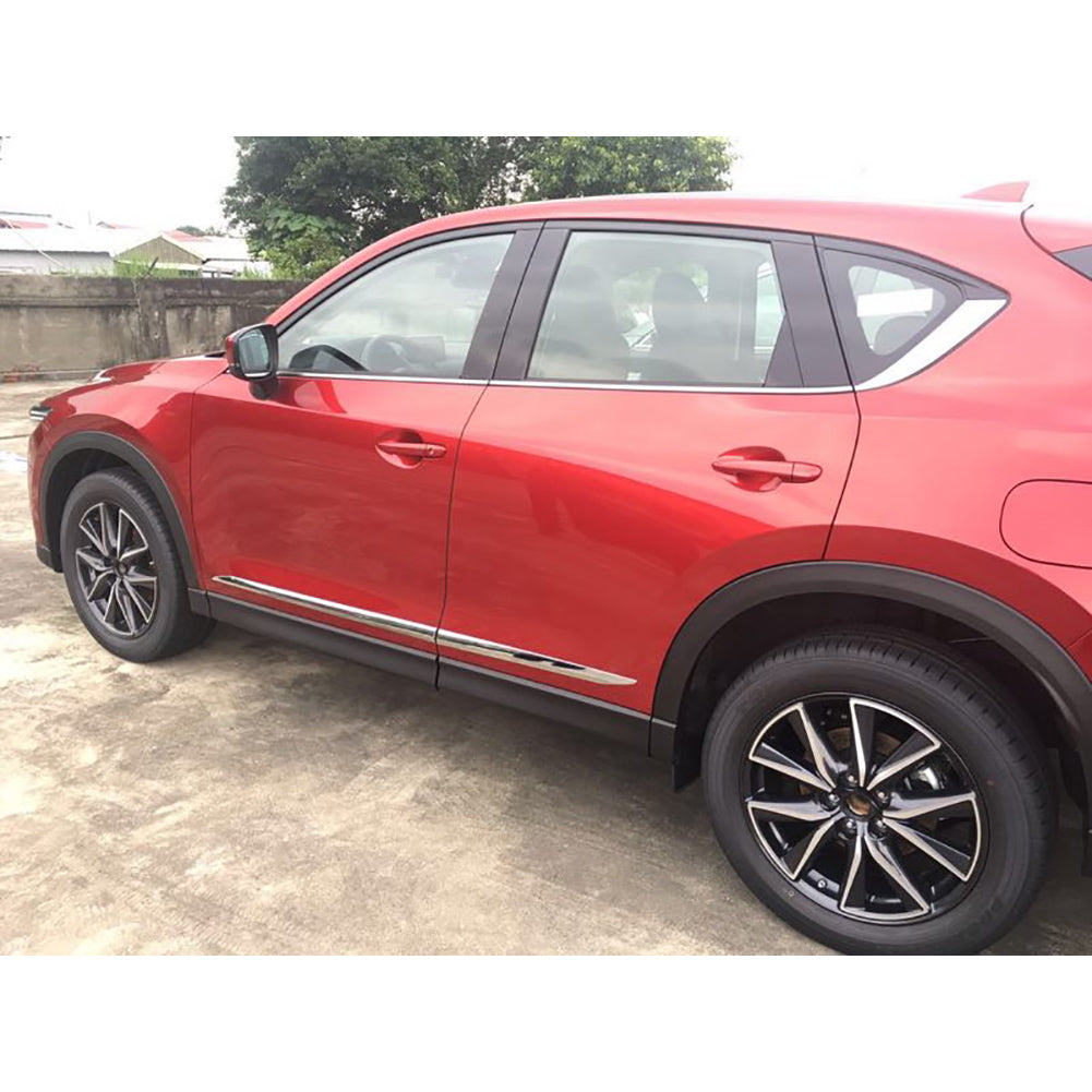 Fit For Mazda 2017 2018 2019 2020 2021 2022 CX-5 CX5 Chrome Body Side Door Moulding Trim Overlay Cover Trims