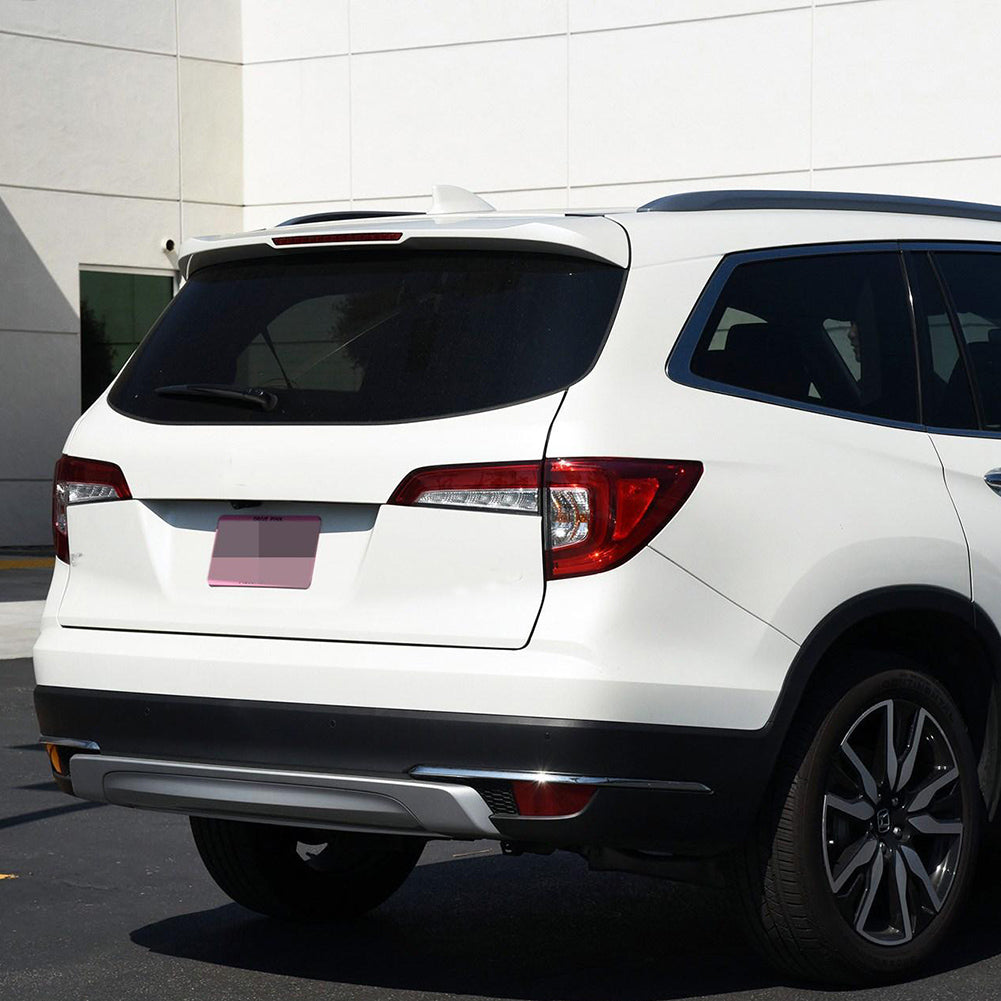 Fit For Honda New Pilot 2019 2020 2021 Front + Rear Bumper Corner Edge Protection Cover Trims ABS