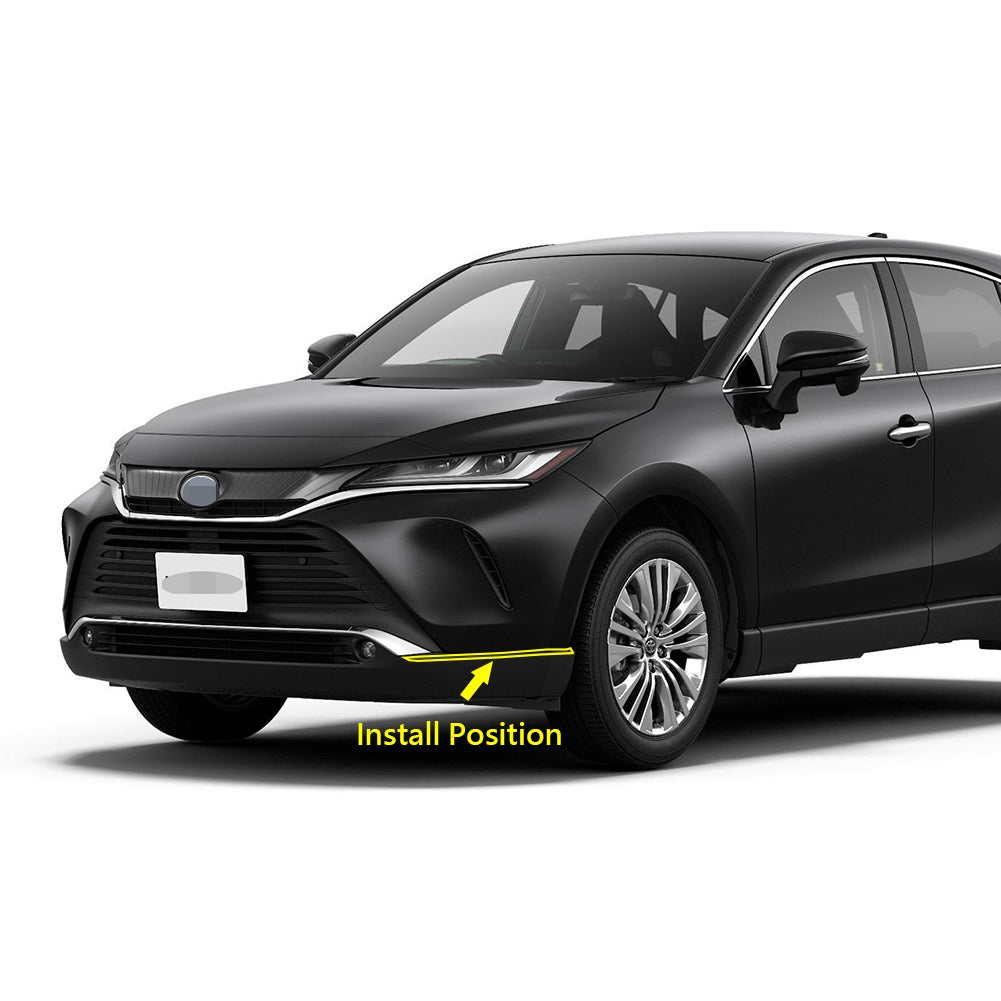 Fit for Toyota VENZA 2021 2022 2023 2024 Front+Rear Bumper Corner Protection Cover Trims