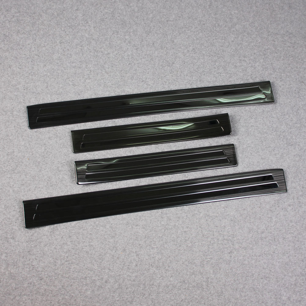 Fit for 2019 2020 2021 2022 Mazda 3 Axela Sedan Outside Door Sill Scuff Plate Guard Cover Trims Stainless Steel