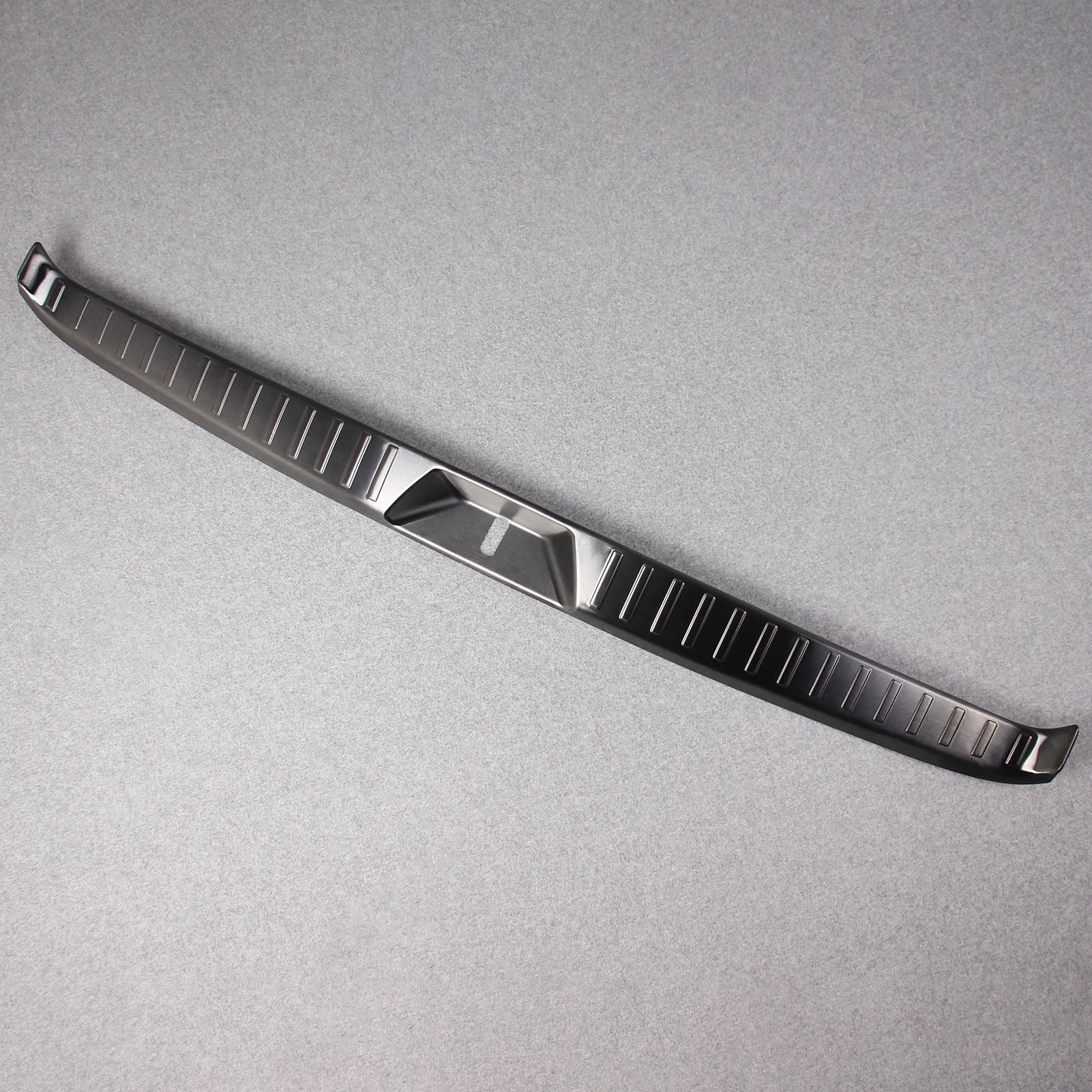 Fit for Toyota 2021 2022 Sienna Rear Inside Bumper Sill Plate Guard Cover Trim Stainless Steel (Black)