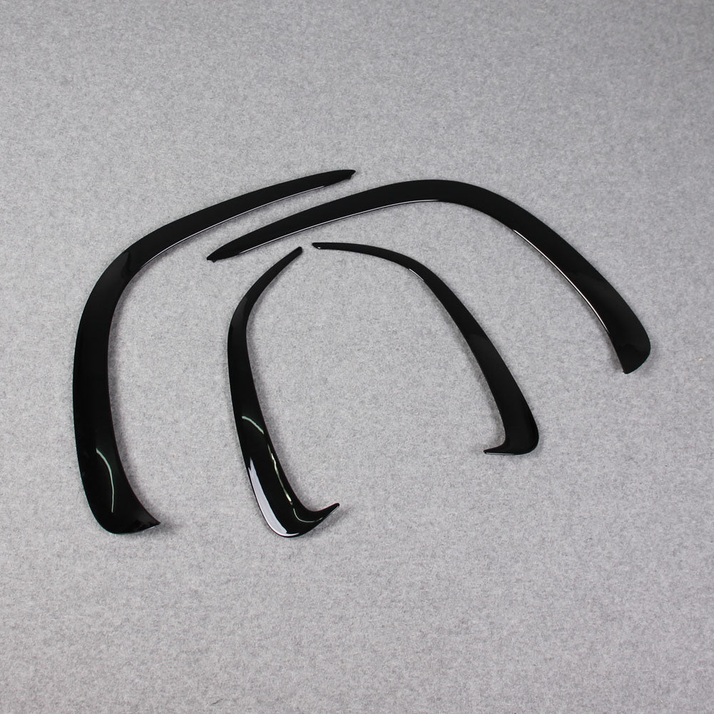 Fit for Mercedes-Benz GLE 350 450 W167 2020 2021 Front+Rear Side Fender Vent Air Outlet Fog light Bezel Cover Trims Black