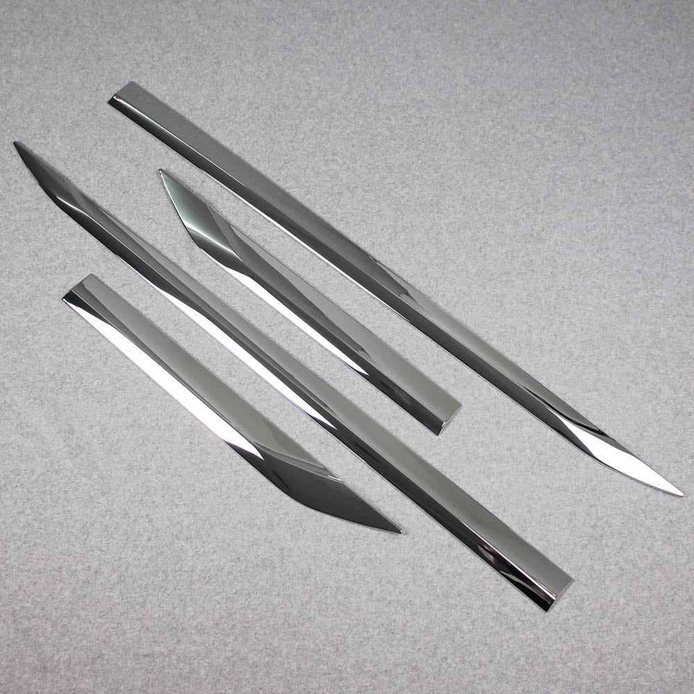 Fit for Toyota VENZA 2021 2022 2023 2024  Body Side Door Molding Guard Cover Trims Chrome