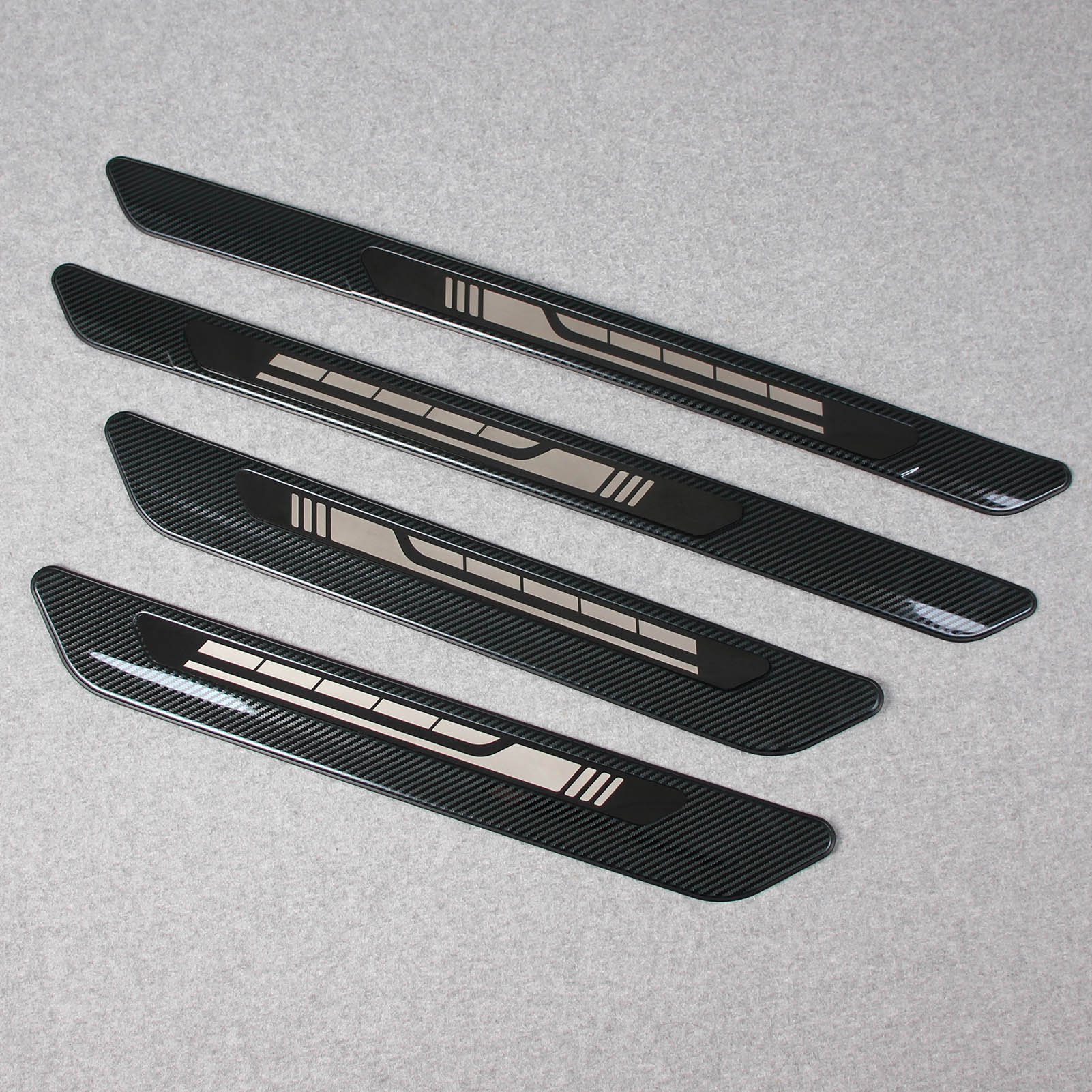 Fit for Toyota 2021 2022 2023 Sienna Outside Door Sill Scuff Plate Guard Cover Trim Stainless Steel