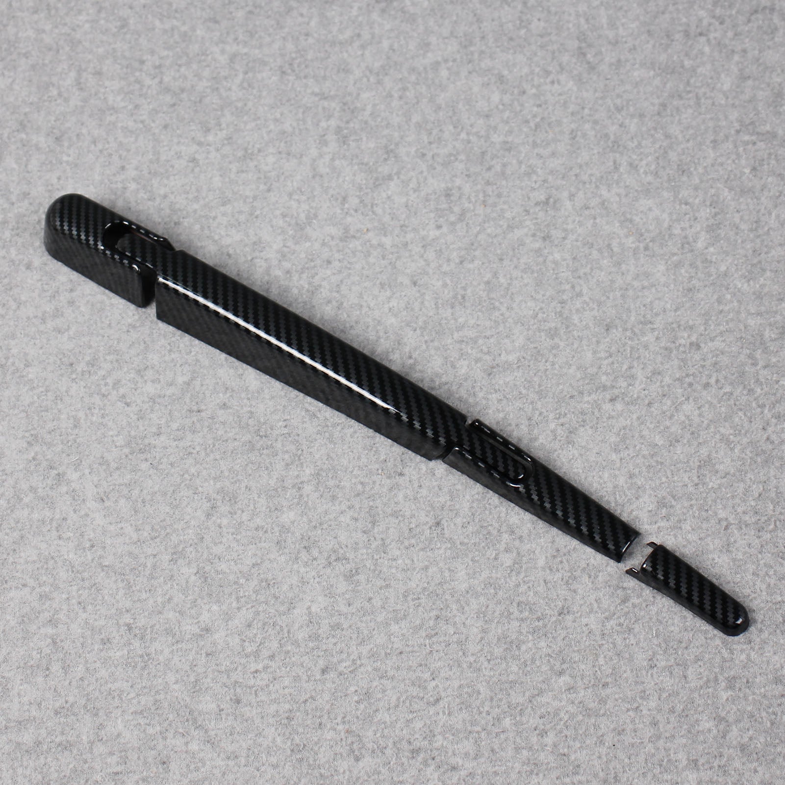 Fit for Toyota New Highlander 2020 2021 2022 Rear Back Window Wiper Cover Trims ABS Carbon Fiber Pattern