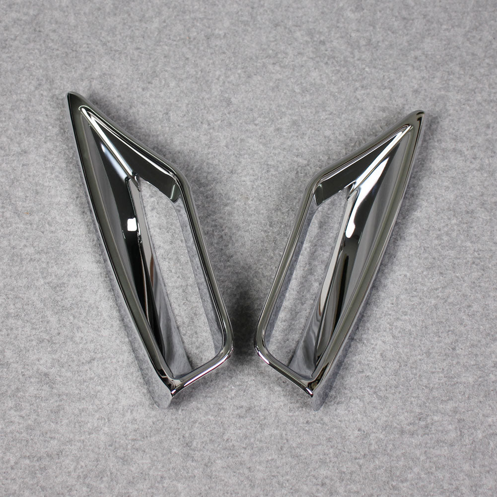 Fit For Lexus RX350 RX350L RX450h RX450hl 2020 2021 2022 Chrome Front Fog Light Lamp Cover Trims ABS