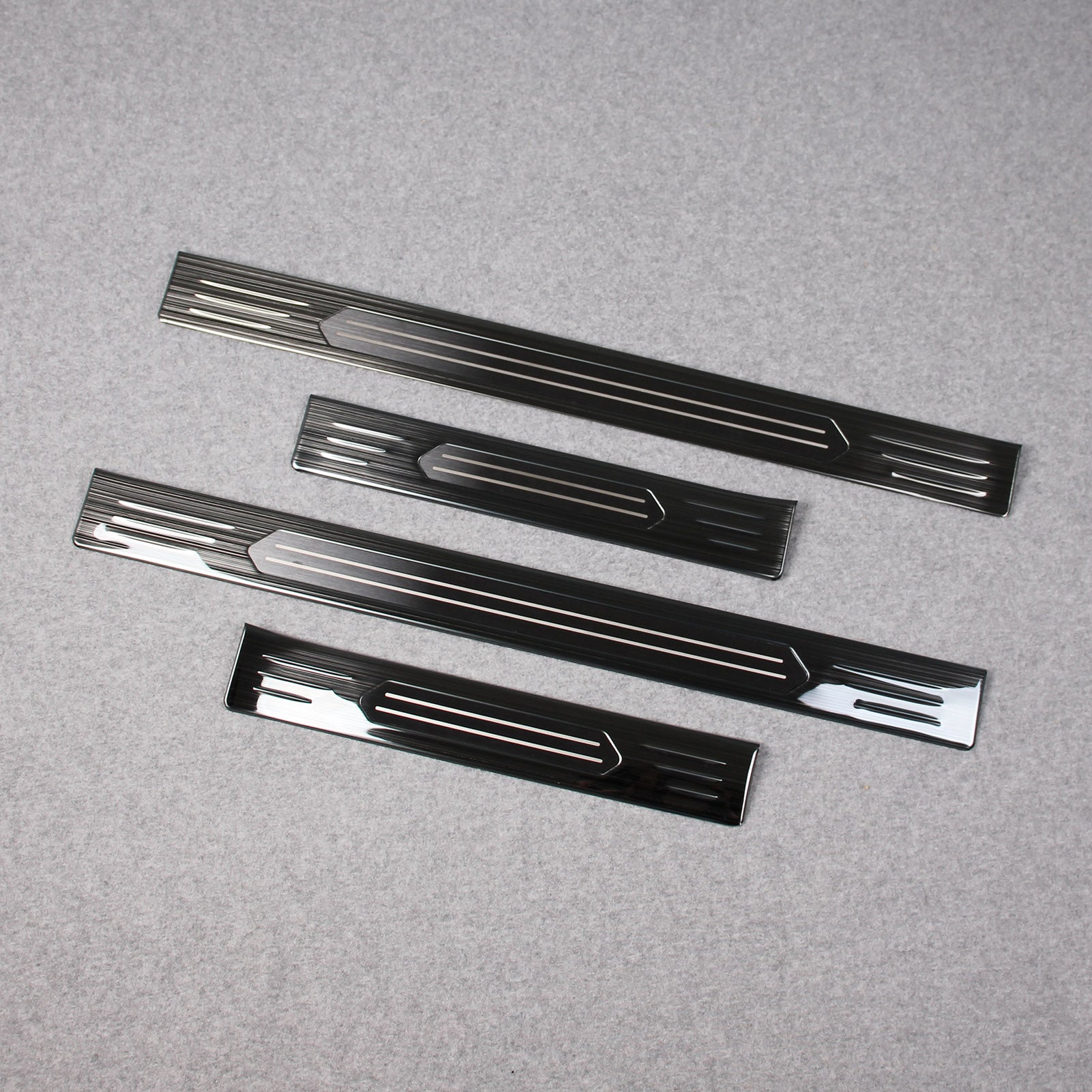 Fit for Nissan Rogue 2021 Door Sill Scuff Plate Guard Cover Trims Stainless Steel