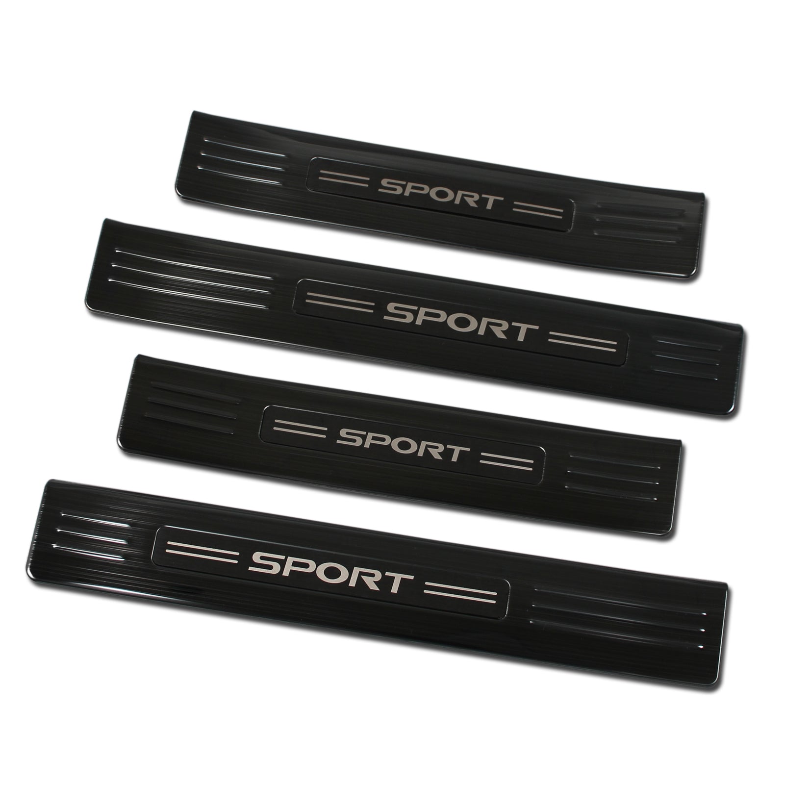 Fit for Toyota New Highlander 2020 2021 2022 Outside Door Sill Scuff Plate Guard Cover Trim Sport Style Stainless Steel