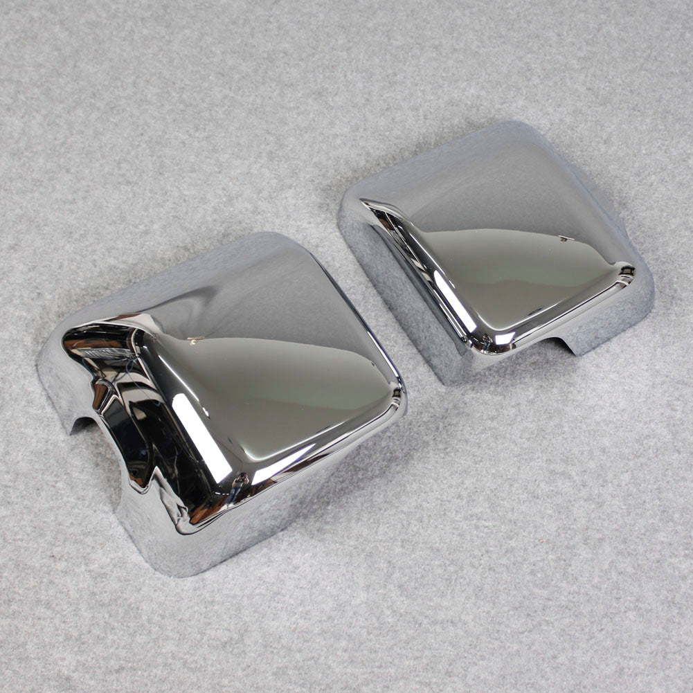 Fit For Jeep Wrangler 2018 2019 2020 2021 2022 Chrome Rear View Mirror Side Molding Cover Trim