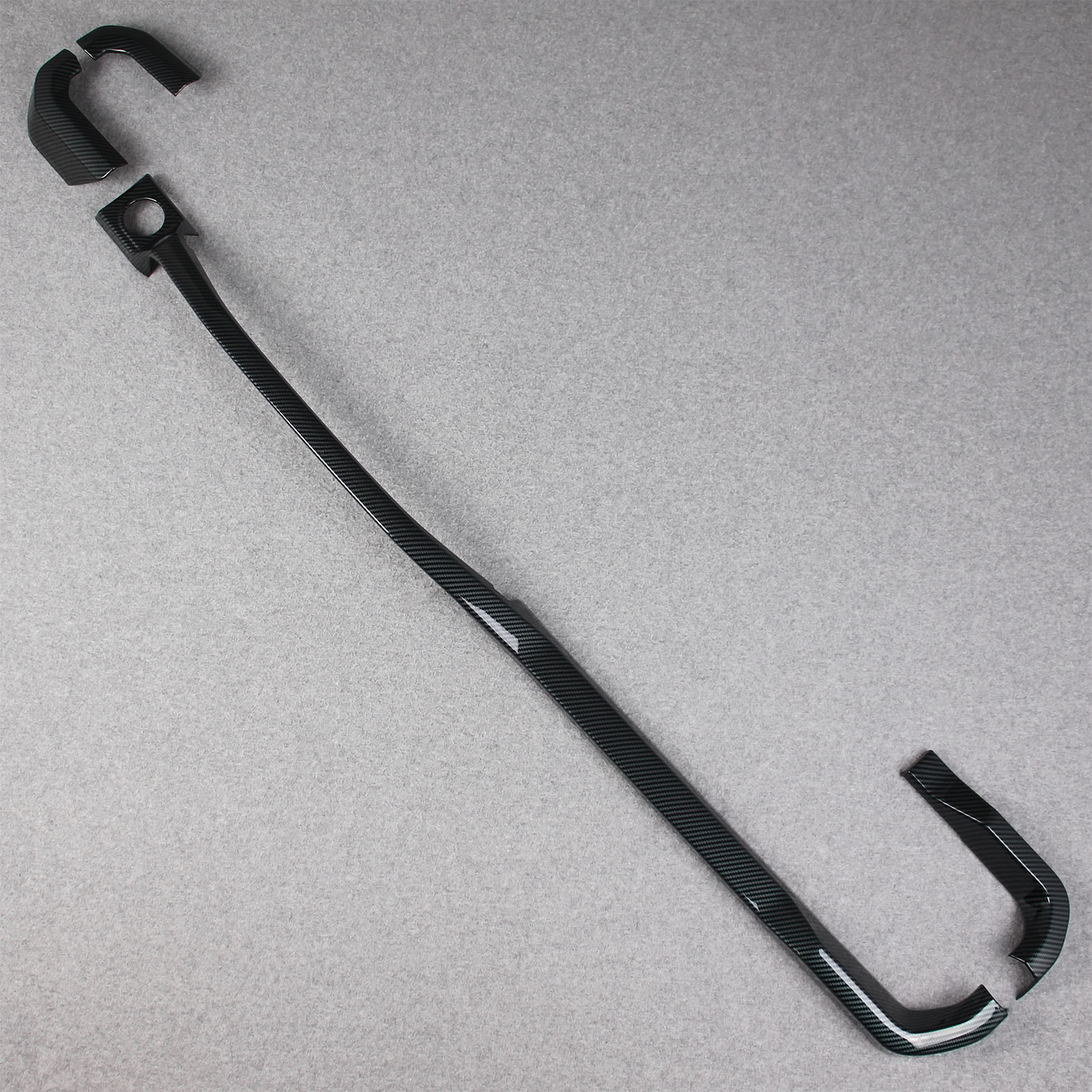 Fit for Ford F-150 2021 2022 2023 F150 Front Dashboard Panel Cover Trims Carbon Fiber Pattern (Front Dashboard Panel Cover)