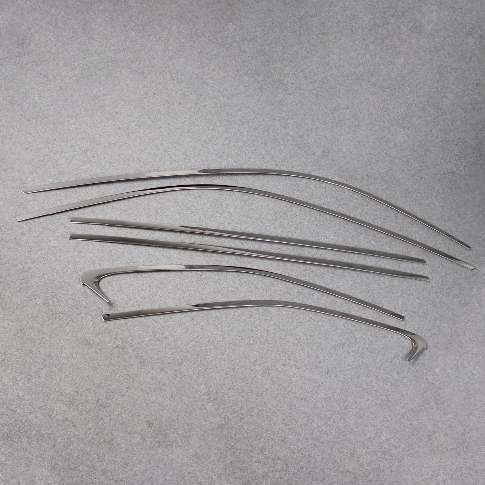 Fit for Toyota New Highlander 2020 2021 2022 Upper Windows Frame Sill Molding Cover Trims Stainless Steel