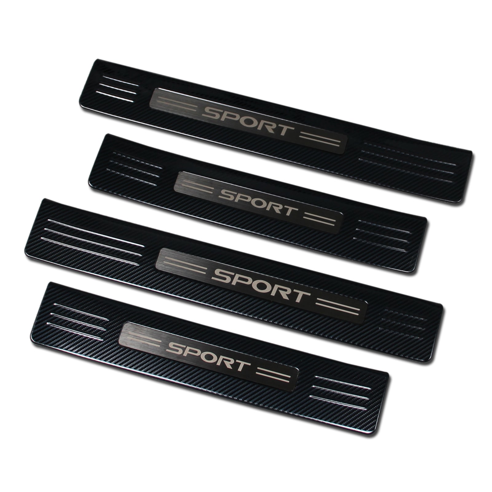 Fit for Toyota New Highlander 2020 2021 2022 2023 Outside Door Sill Scuff Plate Guard Cover Trim Sport Style Stainless Steel