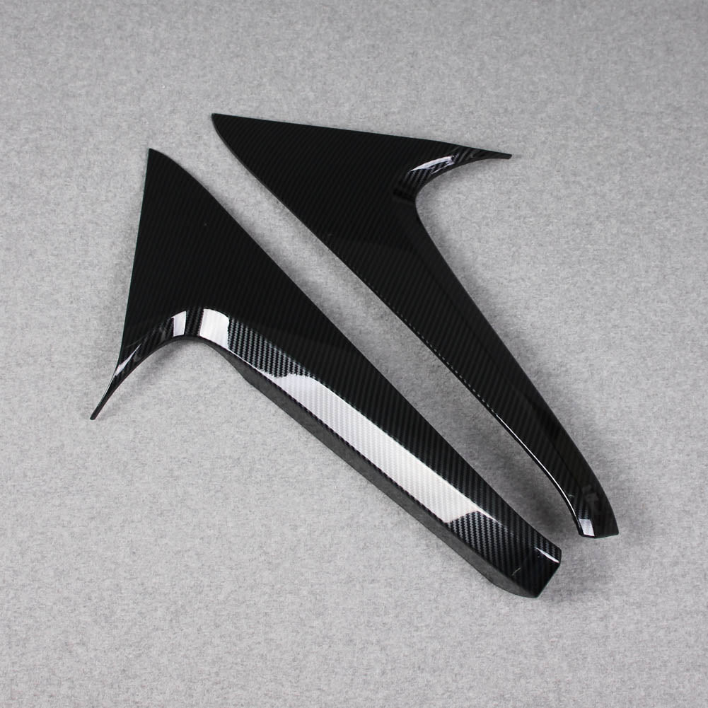 Fit for Toyota RAV4 2019 2020 2021 2022 2023 2024 Rear Spoiler Wing Side Beveled Window Cover Trims