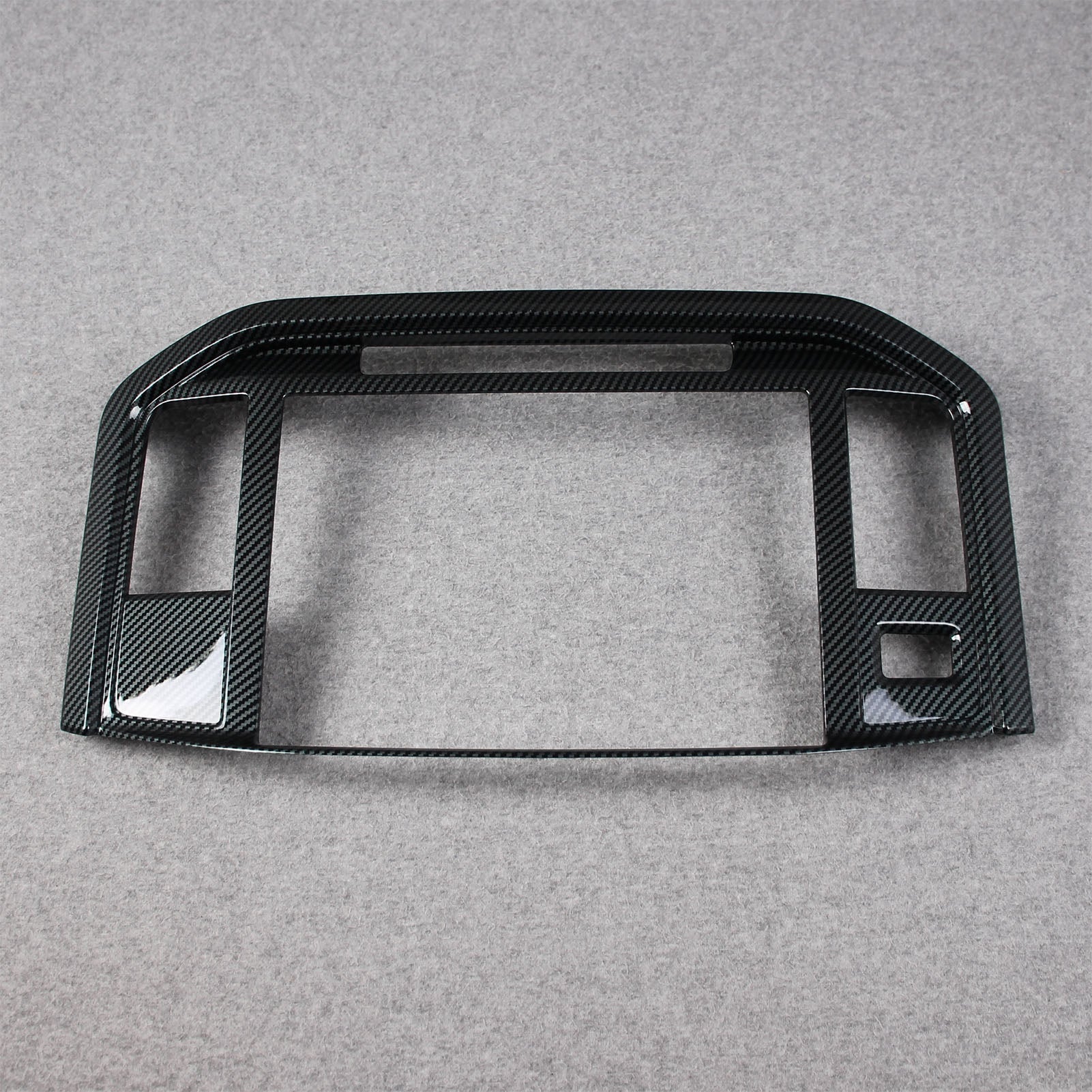 Fit for Ford F-150 2021 2022 2023 F150 Front Dashboard Panel Cover Trims Carbon Fiber Pattern (Navigation Panel Cover)