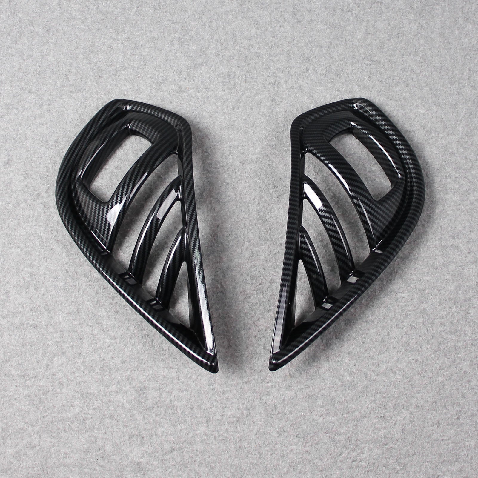 Fit for Toyota New Highlander LE XLE Limited PLATINUM 2020 2021 2022 Front Fog Light Cover Trims Carbon Fiber Design