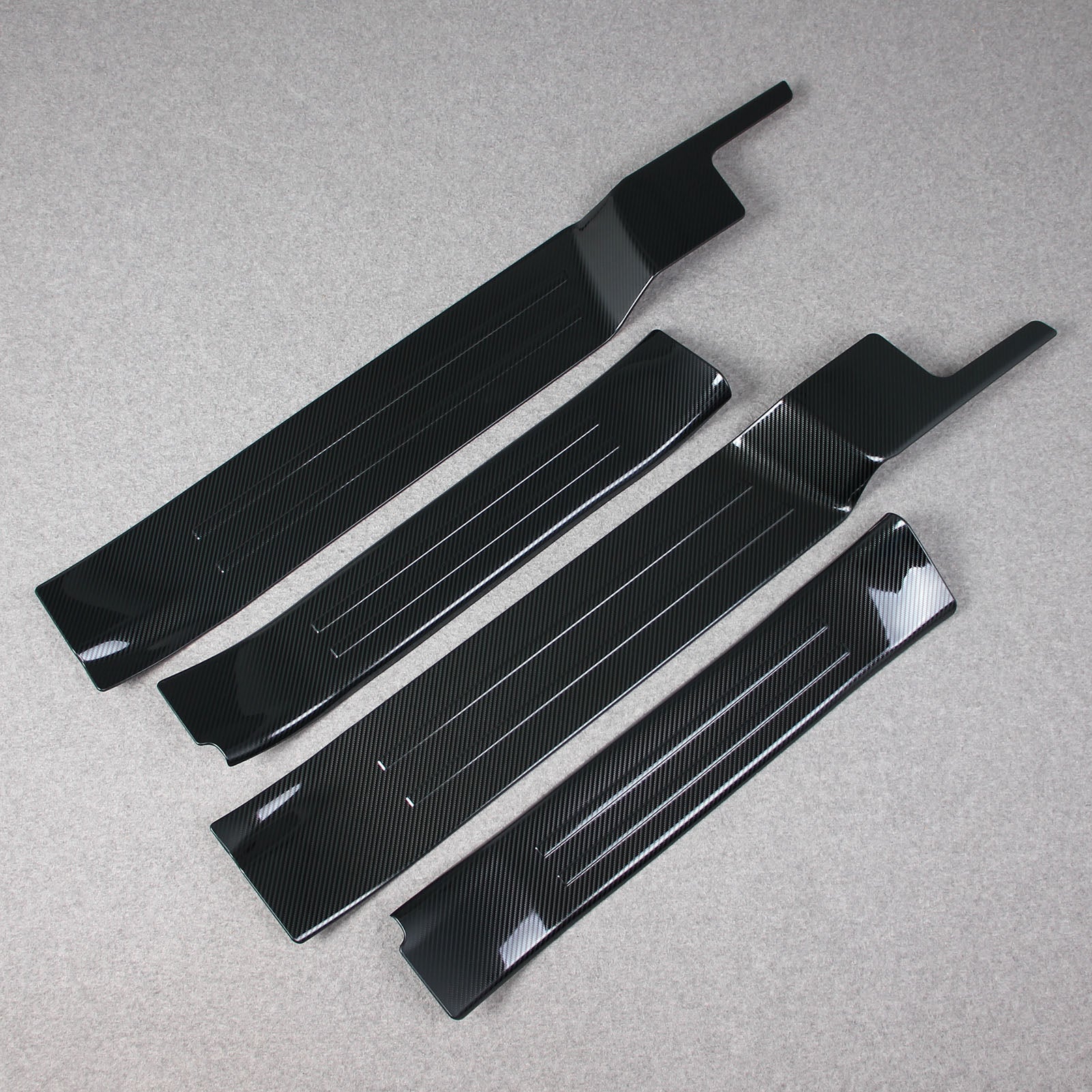 Fit for Toyota 2021 2022 Sienna Inside Door Sill Scuff Plate Guard Cover Trims Stainless Steel