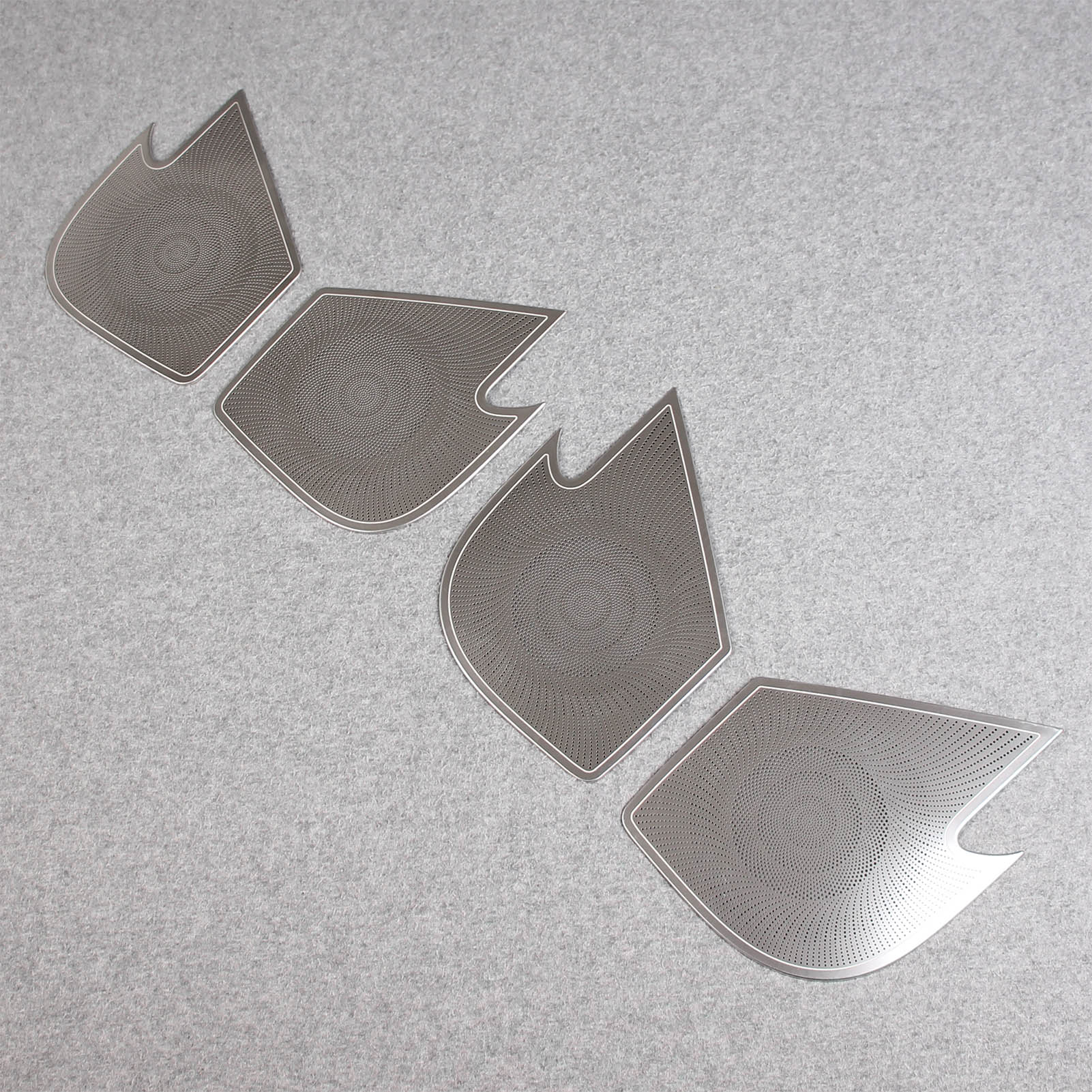  Honda CRV CR-V 2023 Interior 4 Door Sound Speaker Cover Trims Stainless Steel