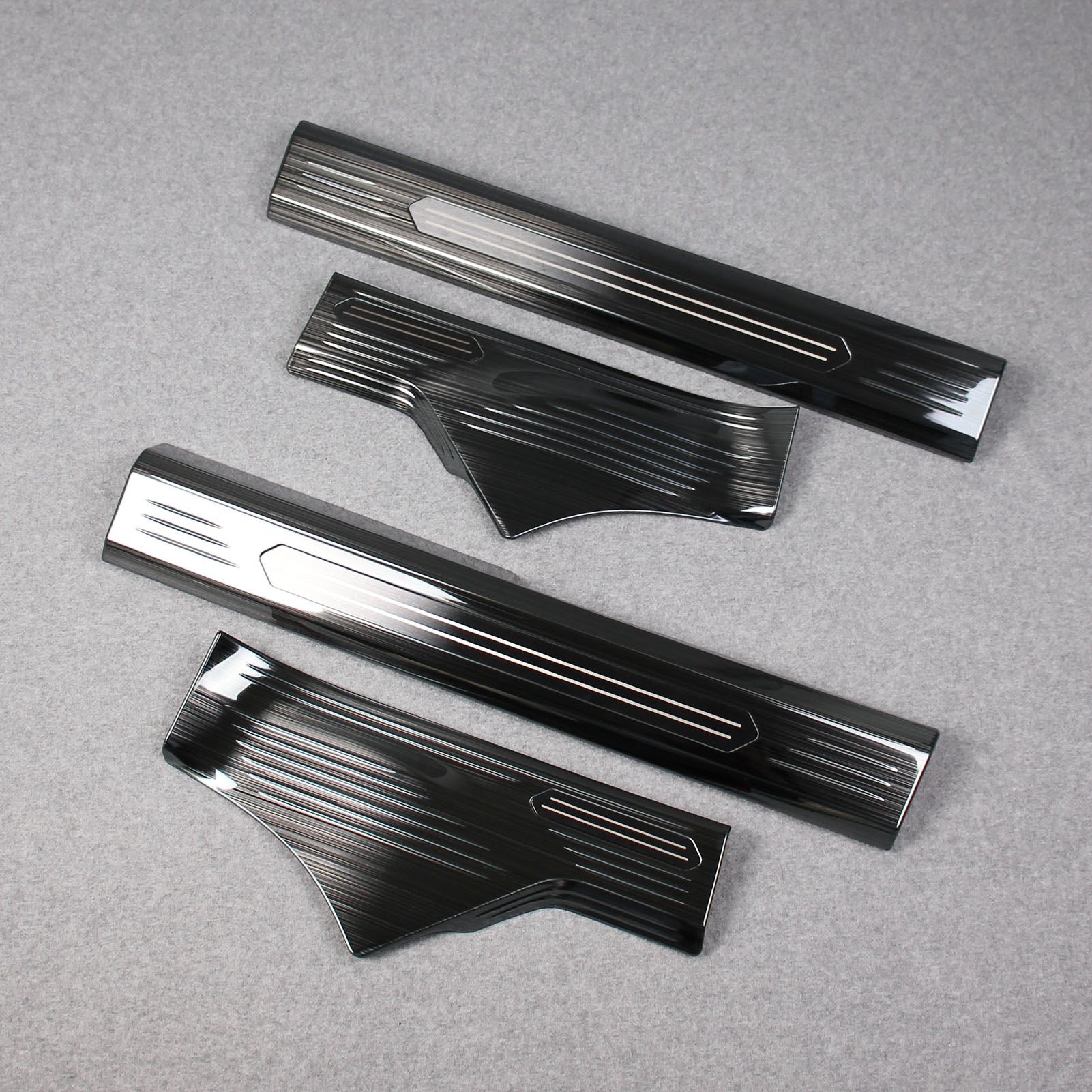 Fit for Nissan Rogue 2021 Door Sill Scuff Plate Guard Cover Trims Stainless Steel