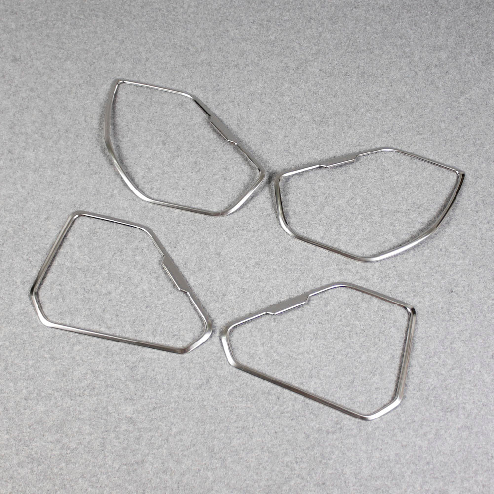 Fit for Toyota New RAV4 2019 2020 2021 Door Speaker Sound Panel Cover Trims Stainless Steel