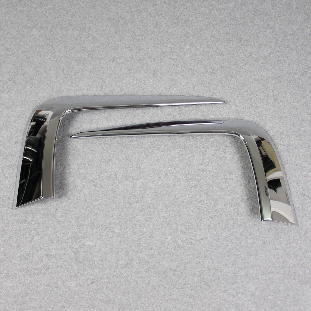 Fit for Honda Pilot 2019 2020 2021 Chrome Front Fog Light Lamp Cover Bezel Trims