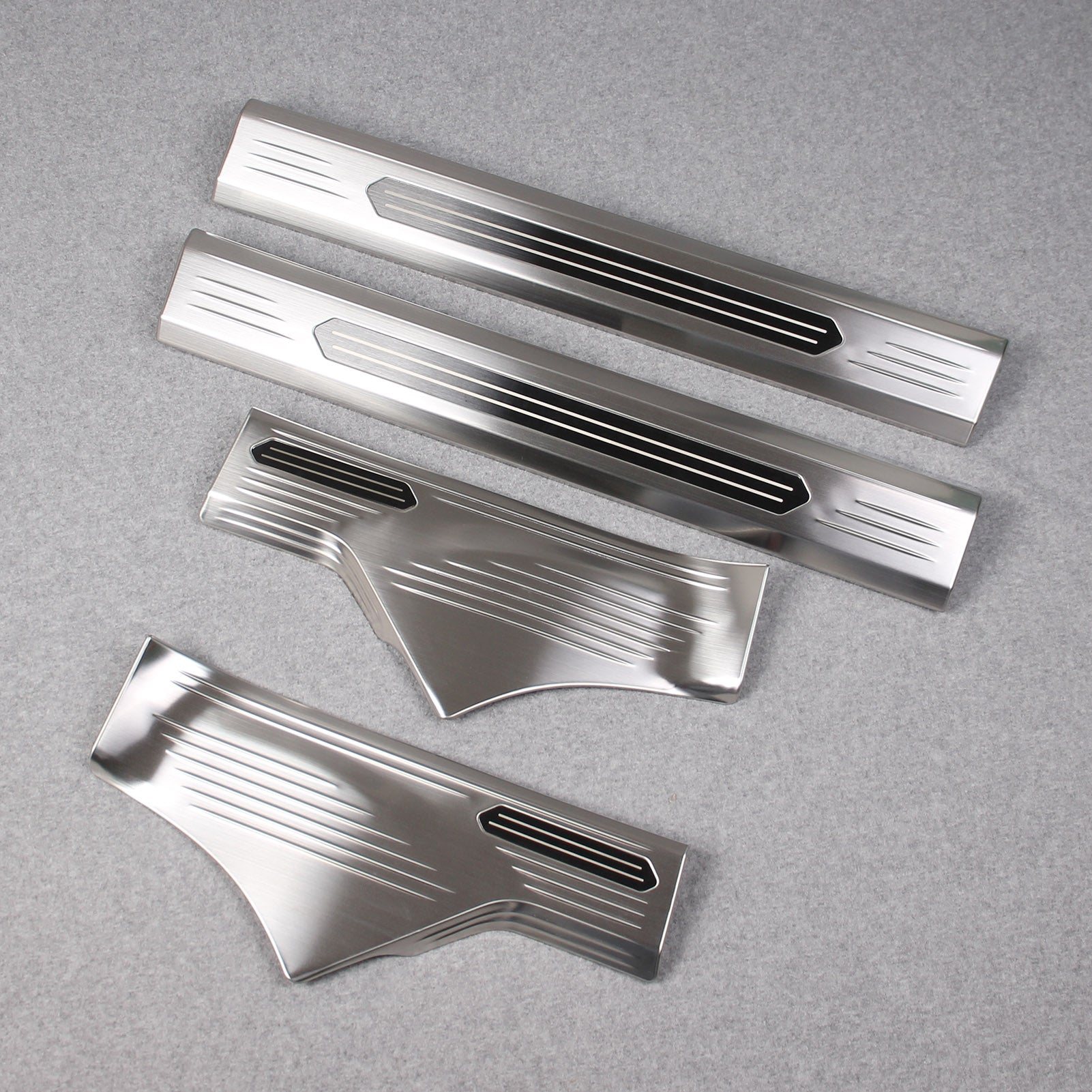 Fit for Nissan Rogue 2021 Door Sill Scuff Plate Guard Cover Trims Stainless Steel