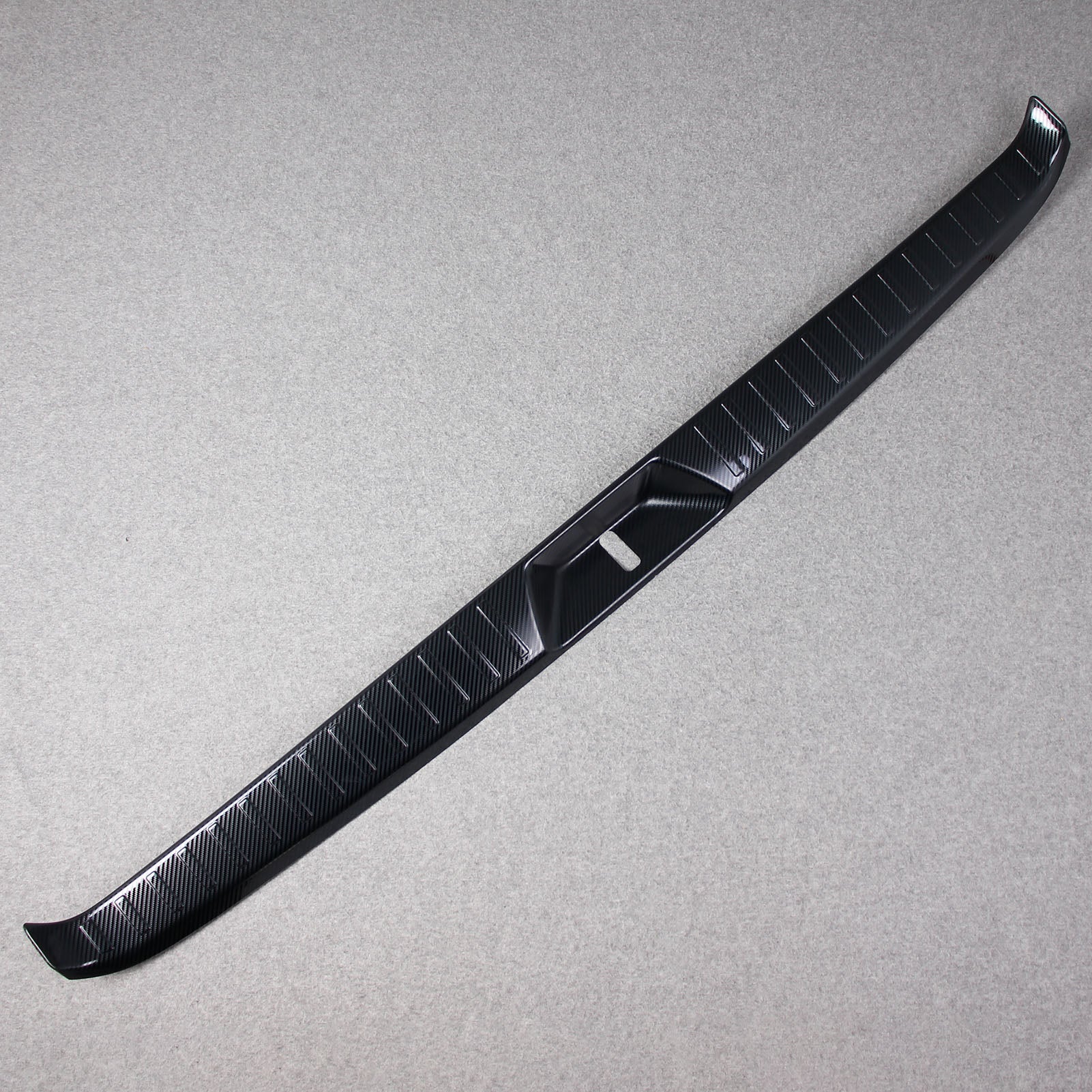 Fit for Toyota 2021 2022 Sienna Rear Inside Bumper Sill Plate Guard Cover Trim Stainless Steel (Black)