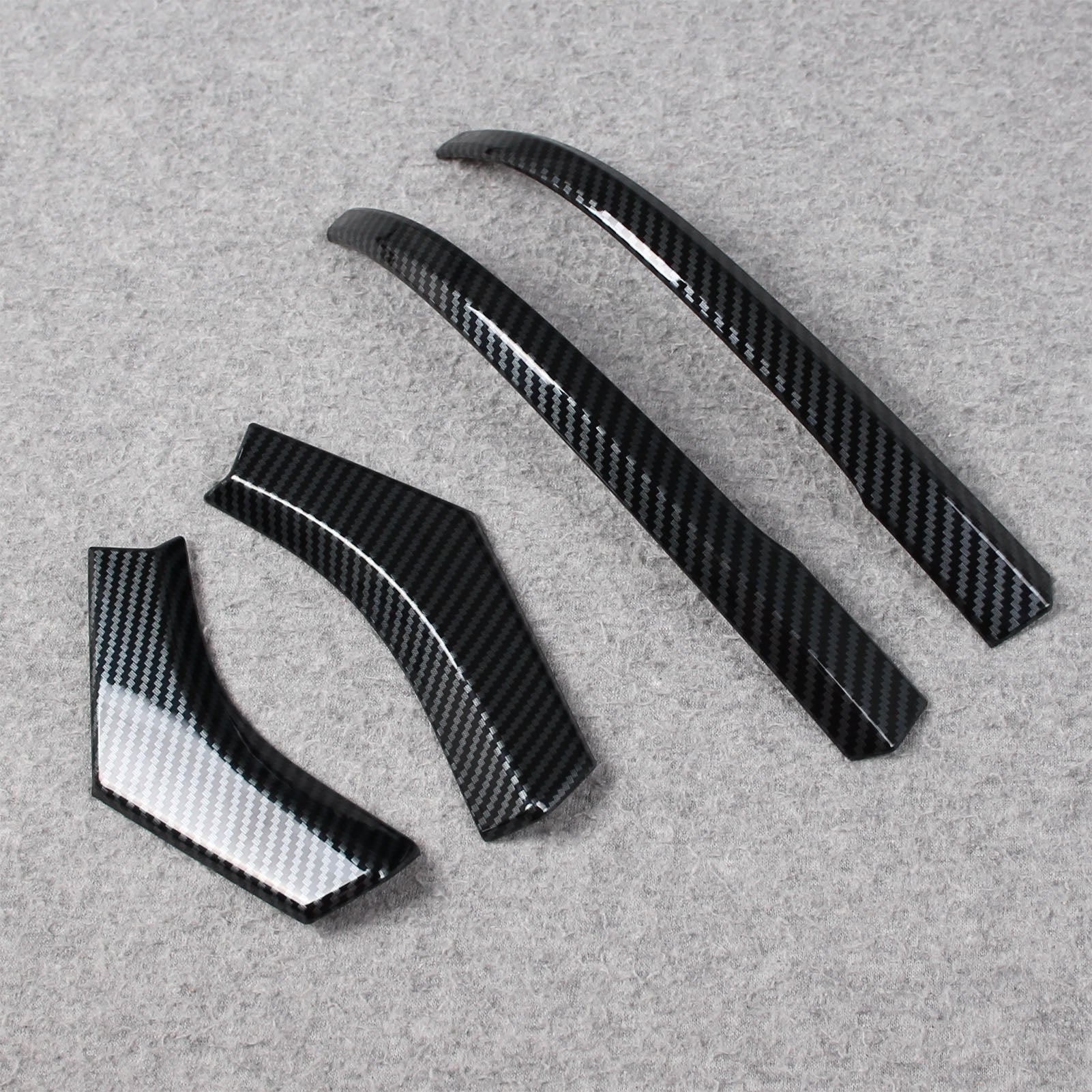 For Toyota Sienna 2021 2022 2023 Rear View Mirror Guard Cover Trims Carbon Fiber Pattern