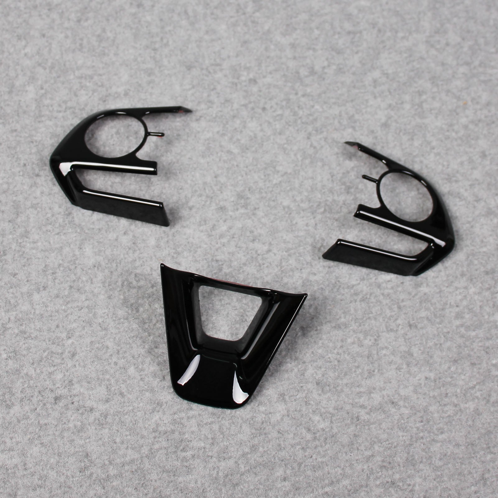 Fit for Toyota New RAV4 2019 2020 2021 2022 Wheel Steering Trim Panel Cover Trims Piano Black