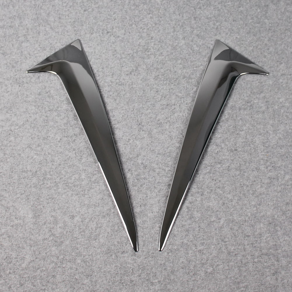 Fit for Toyota 2021 2022 Sienna Chrome Rear Spoiler Wing Side Beveled Window Cover Trims