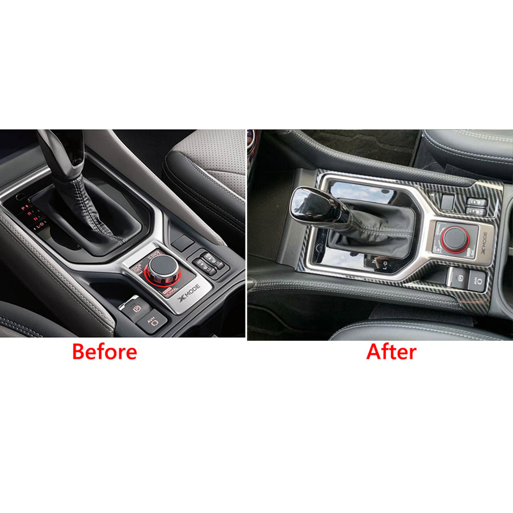 Fit For Subaru 2019 2020 2021 2022 Forester Gear Shift Knob Console Panel Cover Trim