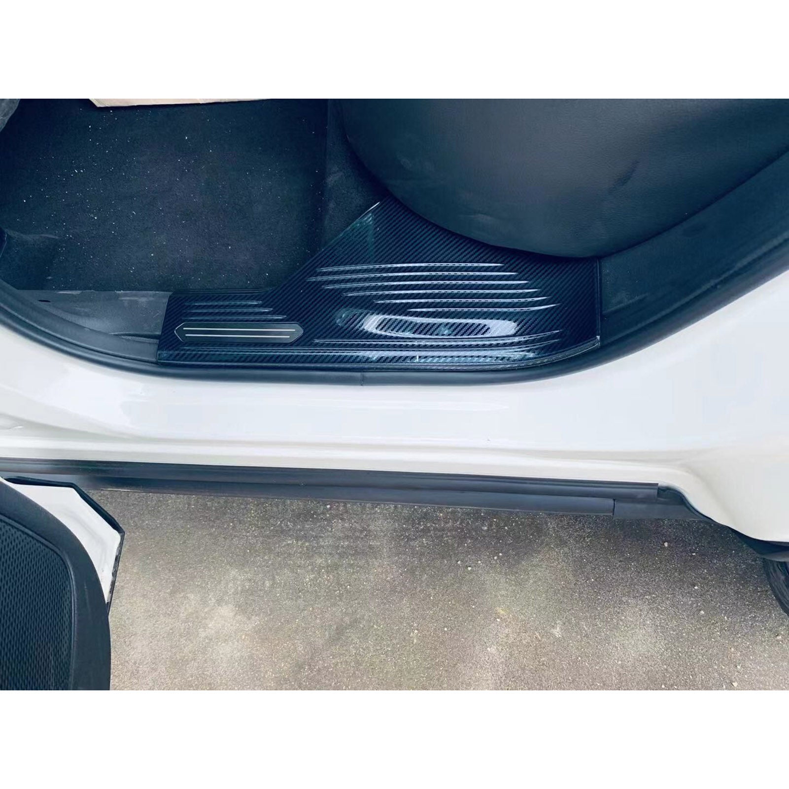 Fit for Nissan Rogue 2021 Door Sill Scuff Plate Guard Cover Trims Stainless Steel