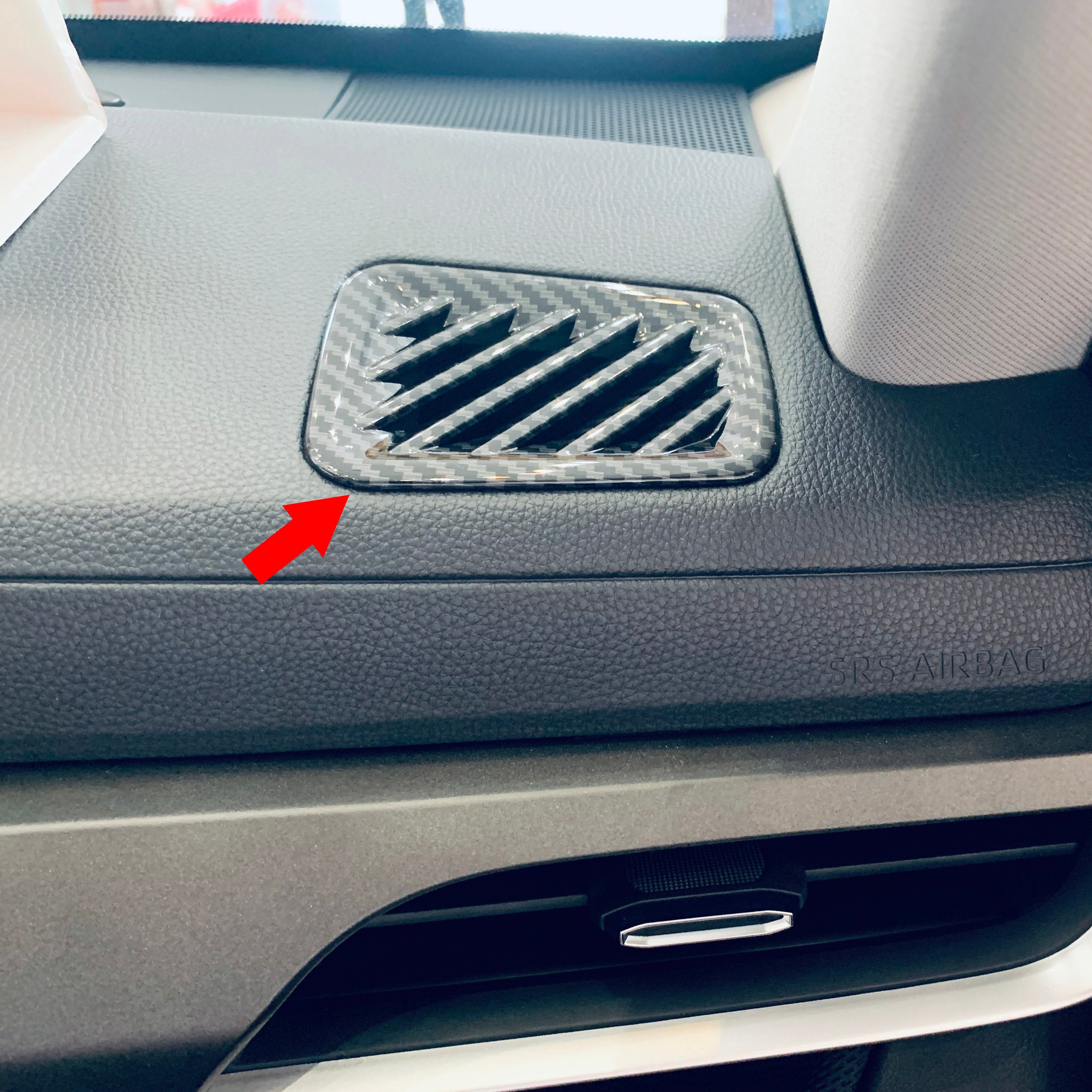 Fit for Toyota New Highlander 2020 2021 2022 Interior Front Upper Air Condition Vent Outlet Cover Trims