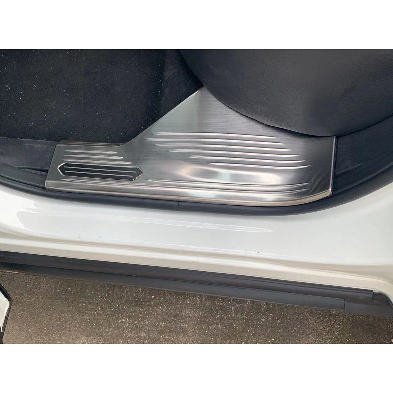 Fit for Nissan Rogue 2021 Door Sill Scuff Plate Guard Cover Trims Stainless Steel