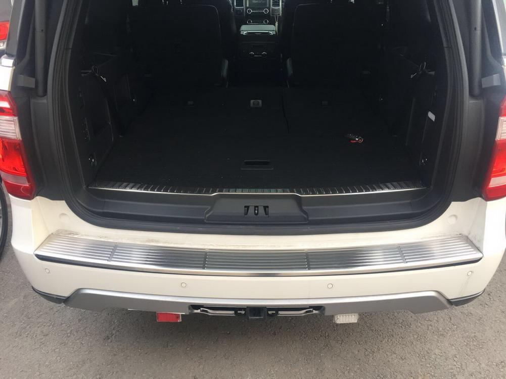 Fit for 2018 2019 2020 2021 Ford Expedition Rear Bumper Inside Sill Plate Guard Cover Trim