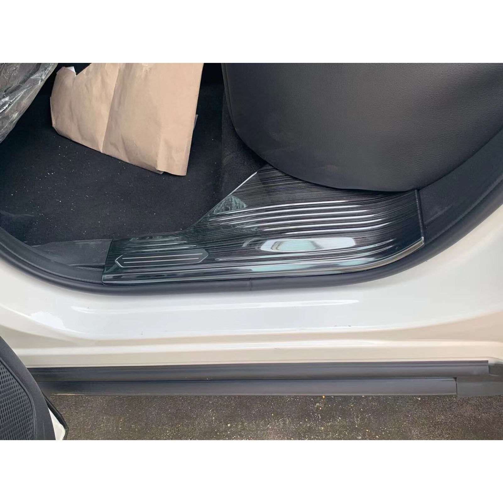 Fit for Nissan Rogue 2021 Door Sill Scuff Plate Guard Cover Trims Stainless Steel