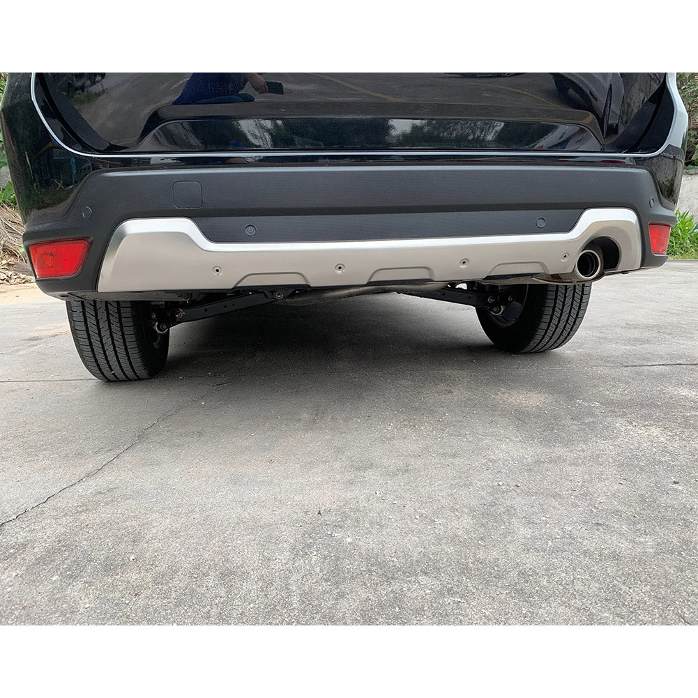 Fit For Subaru 2019 2020 2021 Forester Front + Rear Bumper Guard Protector Plate Cover Trims Stainless Steel