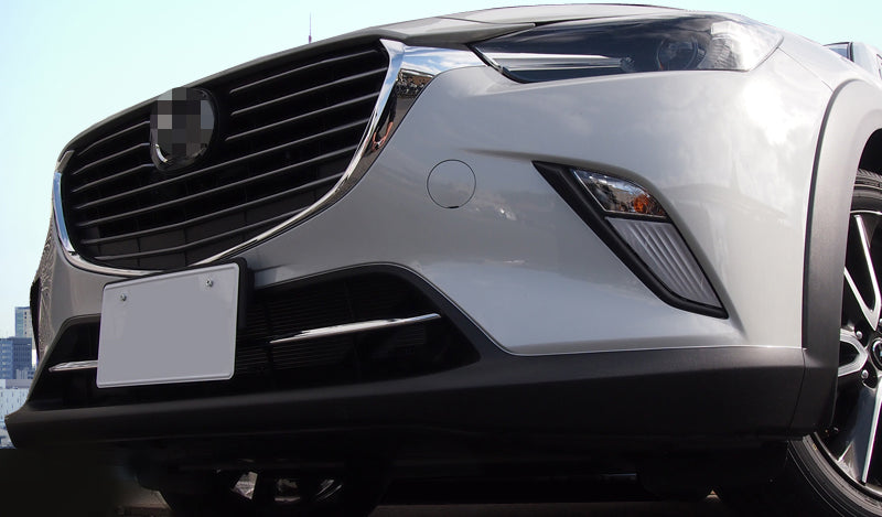 Fit For Mazda CX-3 2016 2017 2018 2019 2020 2021 Chrome Front Lower Grill Grille Cover Trims