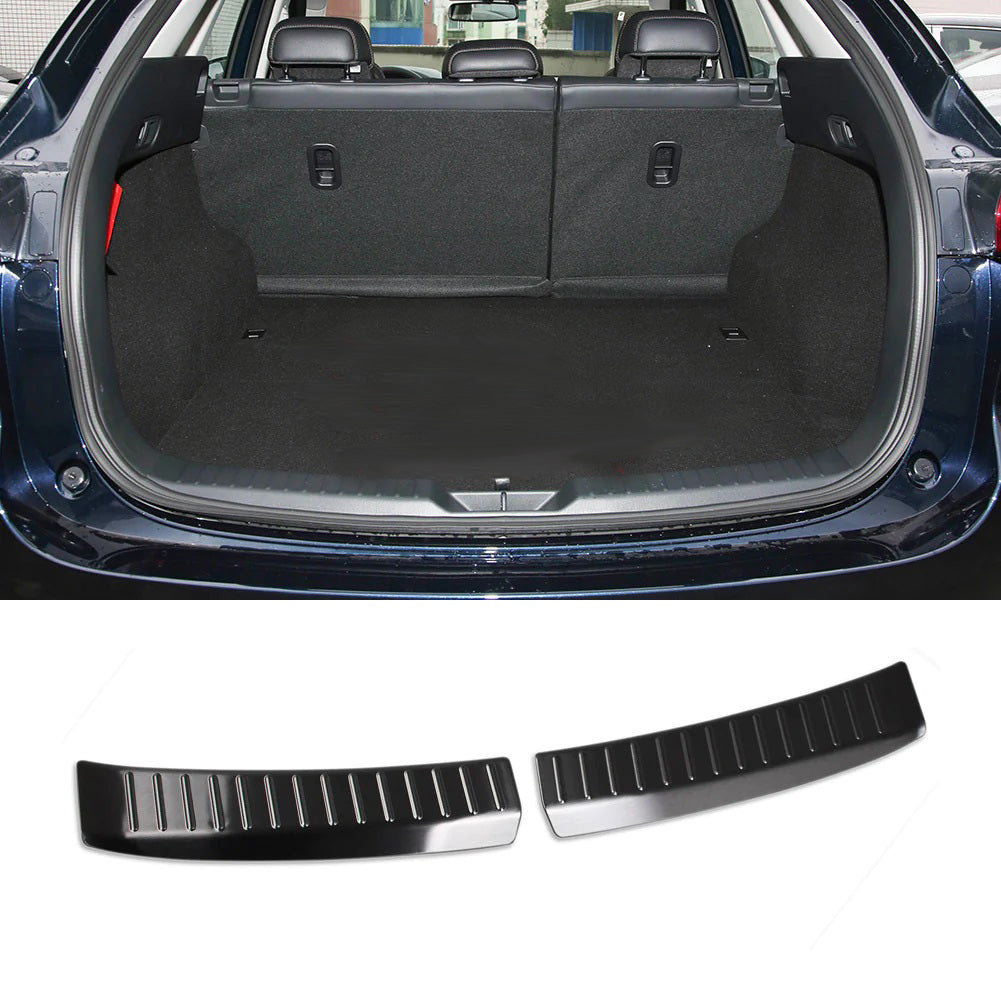 For Mazda 2017 2018 2019 2020 2021 2022 2023 2024 2025 CX-5 CX5 Rear Interior Bumper Sill Plate Guard Cover Trims