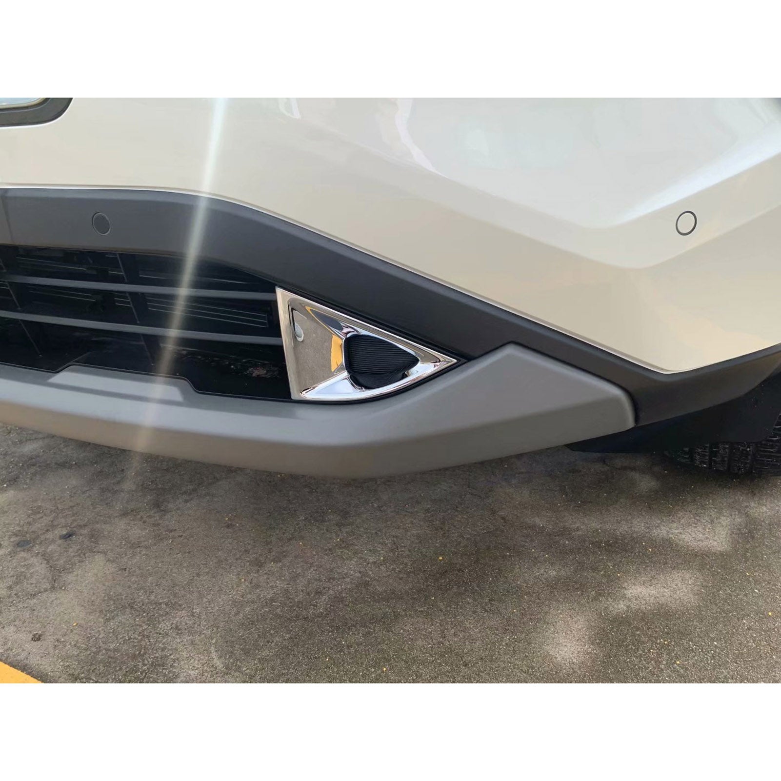 Fit for Nissan New Rogue 2021 2022 Chrome Front Lower Fog Light Lamp Cover Trims